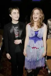 Daniel Radcliffe Emma Watson arrive Sony Ericsson Empire Film Awar- Old Photo 1