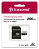 Transcend 創見 USD340S 256GB microSDXC UHS-I U3 (V30/A2)記憶卡,附轉卡 (TS256GUSD340S)