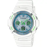 在飛比找PChome24h購物優惠-CASIO G-SHOCK 太陽能強悍風範運動錶(AWG-M