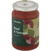 Slendier Basil & Tomato Pasta Sauce 340g