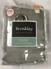 Corona Home Brinkley Grommet Top Panel 50 x 84” Flint Color. (1) Panel. New