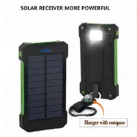 在飛比找ETMall東森購物網優惠-Solar Power Bank Dual USB Trav