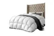 King Size Bedding Goose Down Feather Quilt Cover Duvet Doona 800GSM Winter White