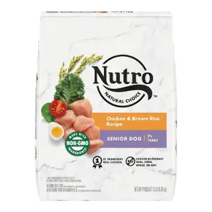 【Nutro 美士】全護營養 高齡犬配方 農場鮮雞+糙米 13磅(惜食期限:20240620)