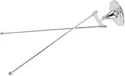 NOLITOY Office Flagpole with Metal Base: Reusable Tabletop Flag Holder for Professional Settings - Stylish Cross Structure for Desk Decoration