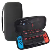 ZUSLAB Carrying Case for Nintendo Switch 2 (2025), Hard Shell Travel Pouch with 10 Game Card Slots & Accessory Mesh Pocket, Protective Storage Bag - Black
