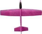 Foam Glider Aircraft for Kids, for Throwing and Playing Outside, Violet