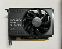 在飛比找Yahoo!奇摩拍賣優惠-艾維克 EVGA GTX750 2G SC 顯示卡 超頻版 