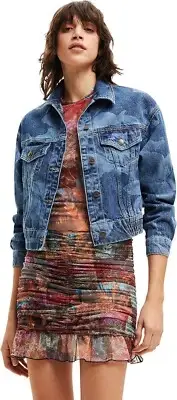 Desigual Denim jacket. Size Small. New w/tags