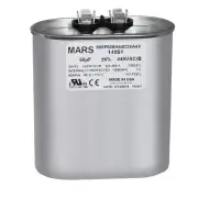 14051 - Mars OEM Replacement Run Capacitor 440/370 VAC 60 MFD Oval