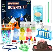 5 in 1 Science Lab Kits for Kids Age 4-6, 52 Science Experiments Toys Gifts for Girls & Boys, Geological Exploraction, Plants, Magic Crystal, Climate Secrets, The Undersea World