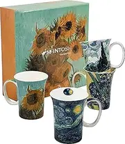 McIntosh Trading Van Gogh Set of 4 Mugs