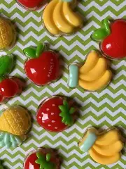 10pc Mixed Fruit, so Kawaii! 3D resin Fruit, Cabochon, Flatback, Bow Center