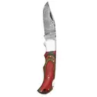 Olde Towne - Classic Lockback Damascus Blade Folding Knife Wood Handle Genuine