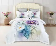Marrea Floral Quilt/Doona/Duvet Cover Set - Super King Size