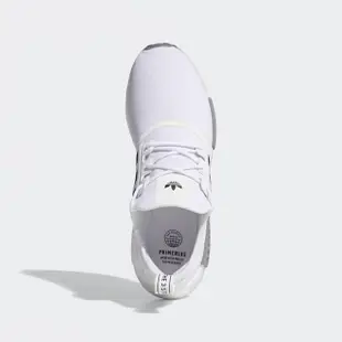 【adidas 愛迪達】運動鞋 男鞋 女鞋 慢跑 訓練 NMD_R1 PRIMEBLUE 白 GZ9261