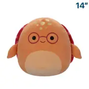 Caine the Orange Sea Turtle ~ 14" Wave 18 Squishmallow Plush