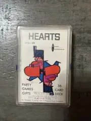 Vintage 1964 Hearts Card Game Watkins Strathmore Co. Playing Cards Deck Sealed