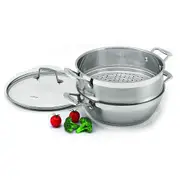 Scanpan Impact Multi Purpose Chef Pan 28cm Steamer/Casserole/Stew Cookware