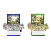 Dinosaur Book Keychain Folding Pop-Up Book Keychain Dinosaur Toy for Kids Toy