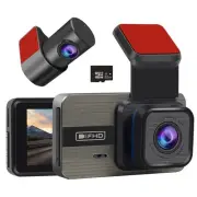 Dash Cam Front and Rear: 2K+1080P Dual Dash Camera for Cars, with 3.0" IPS Sc...