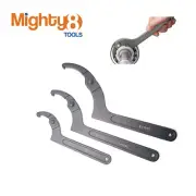 Adjustable Hook Wrench C Spanner Slotted & Roller Bearing Nut Individual or Set