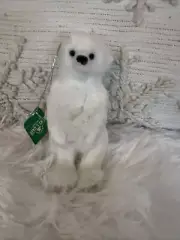 Kurt Adler Plush Polar Bear Ornament New With Tags
