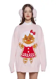 [Sugar Thrillz] Family Fables Oversized Sweater