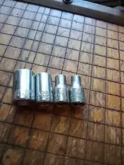 Craftsman 12pt Shallow 1/4 Drive Vintage SocketNOS (4) 7/32,3/16,11/32.7/16