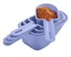 Tupperware Canister Scoops Set of 5 in Blueberry Mist NEW