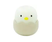 Eggshell chicken night light, cartoon bedside usb rechargeable silicone night light