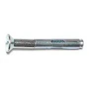 1/4" x 2" Zinc Slotted Flat Head Sleeve Anchors (100 pcs)