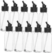 NOLITOY Airbrush Painting Bottles 30ml Set Feed Airbrush Paint Cups Empty Paint Bottles