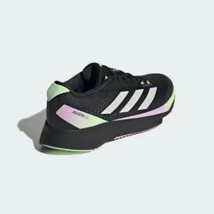 【adidas 愛迪達】Adizero SL 慢跑鞋 運動 訓練 路跑 緩震 柔軟 舒適 愛迪達 黑銀 綠紫(IG3334)