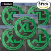 5-PACK D'Addario XL Pro Steels EPS530 Electric Guitar Strings 8-38
