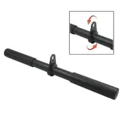 Press Down Pull Bar DIY Straight Bar Fitness Pull Rod with Rubber Handle, for