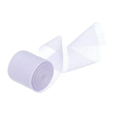 Chiffon Ribbon, 1-1/2 Inch x 5.5 Yard Silk Satin Ribbon, Light Purple
