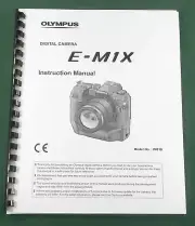 Olympus E-M1X Instruction Manual: 683 Pages & Protective Covers!