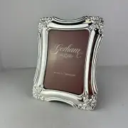 Vintage 5"x7" Photo Frame with Album Inside Silver Frame Gorham Unique Ornate