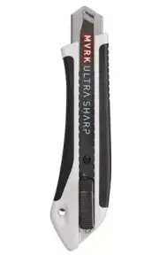 MVRK 18mm Ultra Sharp Sure Grip Auto Lock Snap Knife