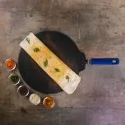Wonderchef Reva Non-Stick Aluminum Indian Cooking Roti Naan Dosa Tawa Pan, 28cm