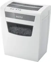 Leitz IQ Home Office Cross Cut Paper Shredder, Shreds 10 Sheets, 23 Litre Bin, W