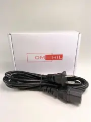 [UL Listed] OMNIHIL 8 Feet Long AC/DC Power Cord Compatible with ONKYO TX-NR797
