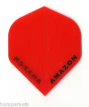 New Standard Darts Flights 3 Set of 3 RED Ruthless Amazon Steel or Soft