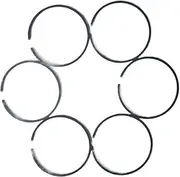 HUVNEXA 6Pcs 48mm Piston Rings Double Ring Piston Type for 365 Chainsaw Replacement Car Piston Ring Set