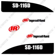 Fits Ingersoll Rand SD-116D Decal Kit Asphalt Compactor Replacement Stickers