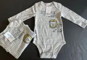 Carter’s Baby Long sleeve Onepiece- 9 Months - Pack Of 2