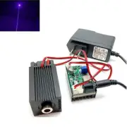 TTL 405nm 50mw Violet Blue Laser Diode Module Focusable Dot 12V Adapter