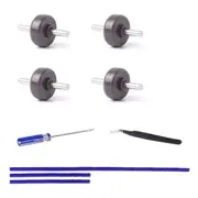 Soft Plush Strips + Front Roller & Axle Replacement Parts for V6 V7 V10 V11 V15 Vacuum Cleaner Head