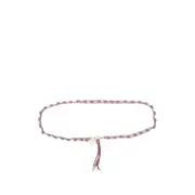 [Rosantica] Rosantica Hello Lumem Knotted-tassel Bag Strap ONE SIZE PINK